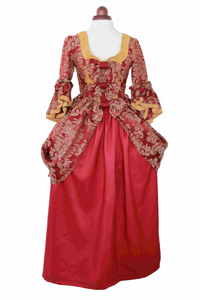 Deluxe Ladies 18th Century Marie Antoinette Masked Ball Costume Size 6 - 8 Image